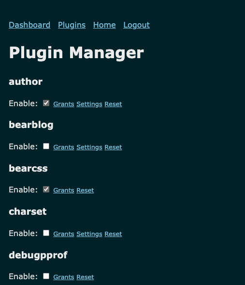 Plugin Manager